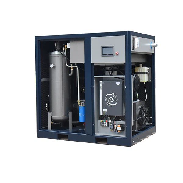 inside view of jaguar PM VSD screw air compressor